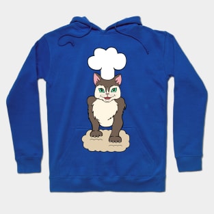 Maine Coon Cat Kneading Biscuits Hoodie